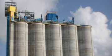 Row of Silos